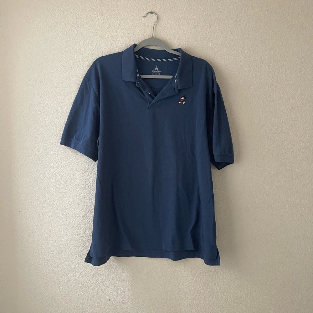 ‎Disney parks embroidered Mickey polo